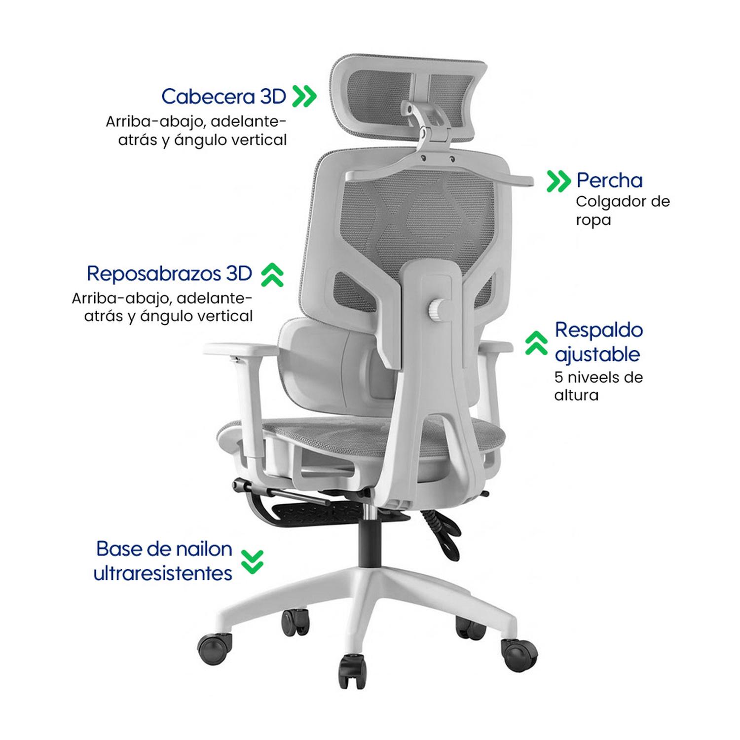 SILLA EVOX ADVANCE C271 GRIS - 4
