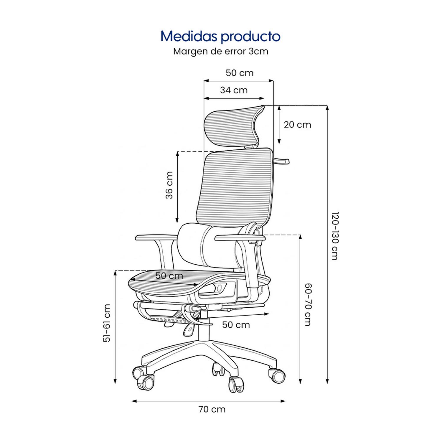 SILLA EVOX ADVANCE C271 GRIS - 8