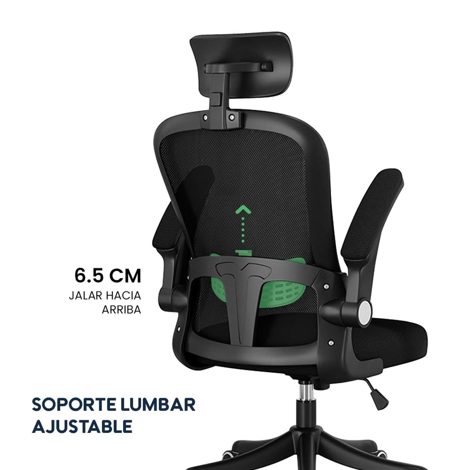 SILLA DE OFICINA ERGONÓMICA EVOX ONE E2-B (CT256) CON SOPORTE LUMBAR AJUSTABLE - 4