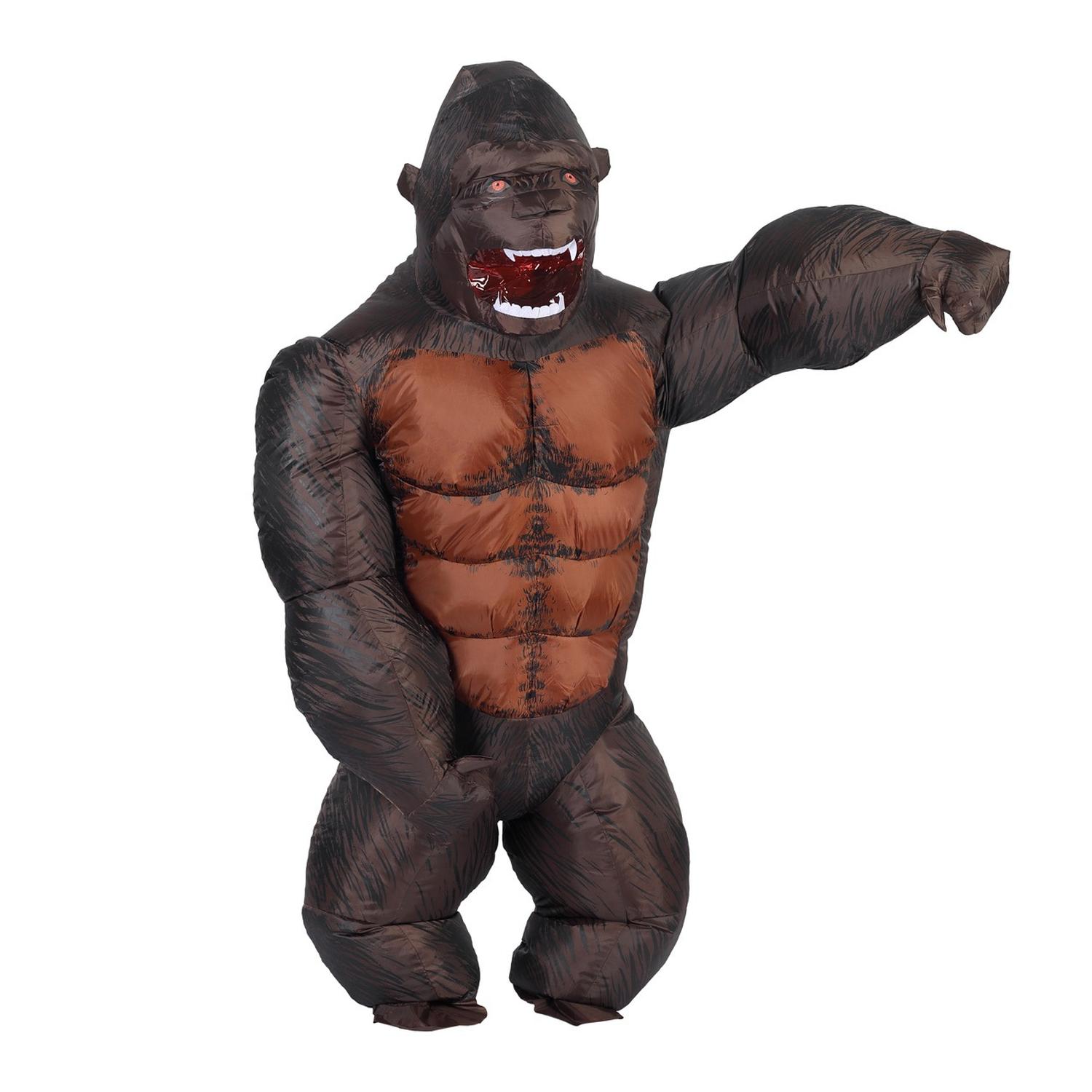 DISFRAZ INFLABLE DE GORILA NIÑO PARA HALLOWEEN Y COSPLAY - 4
