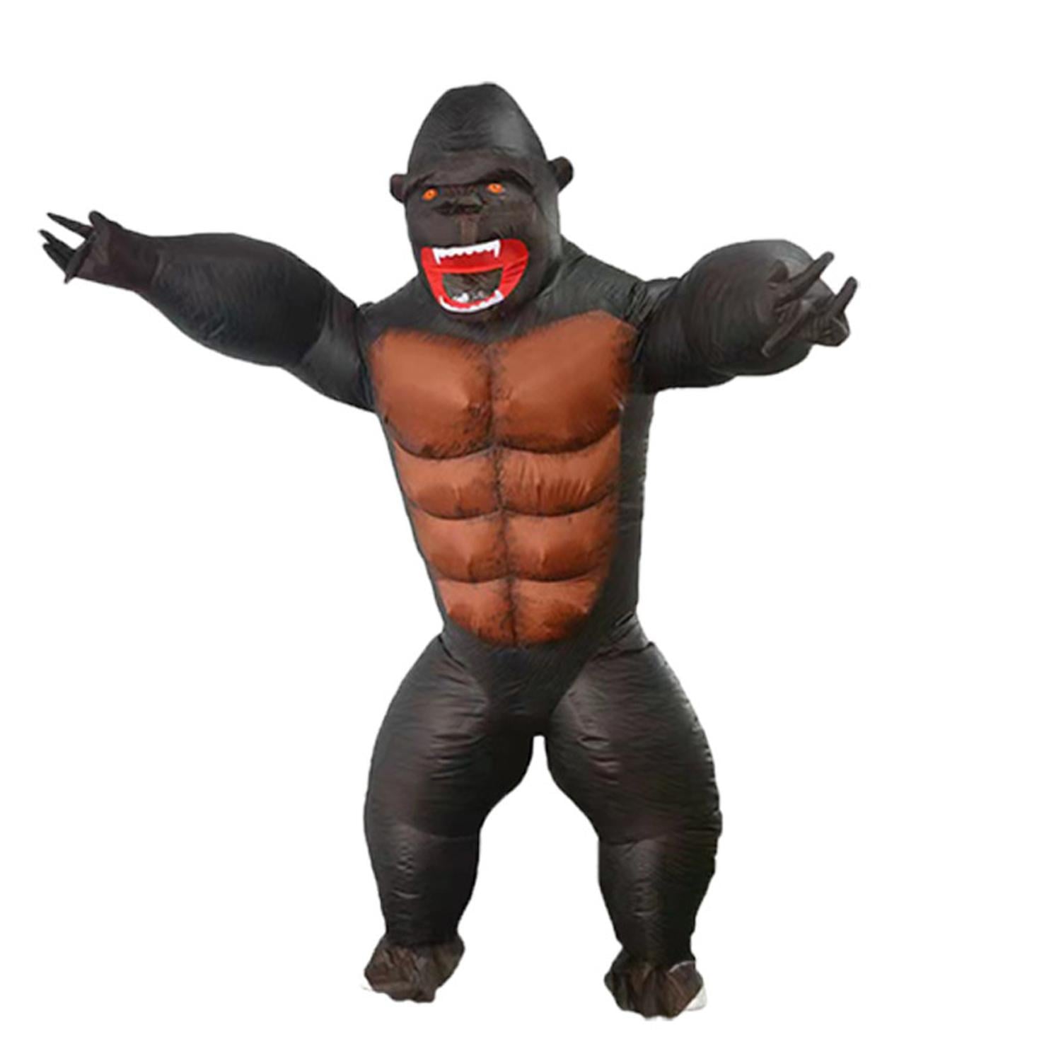 DISFRAZ INFLABLE DE GORILA NIÑO PARA HALLOWEEN Y COSPLAY - 5
