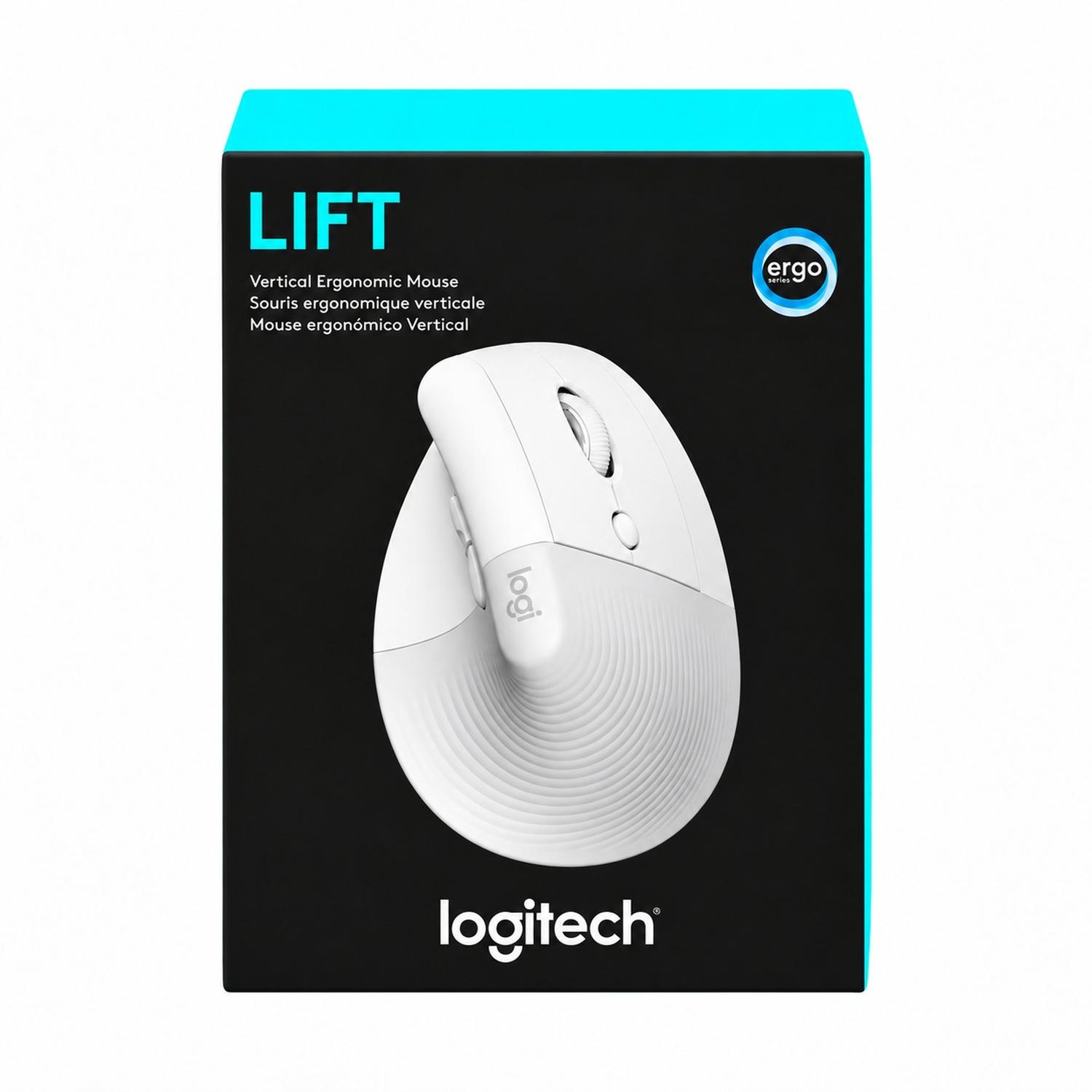 MOUSE ERGONÓMICO LOGITECH LIFT BLANCO - 6