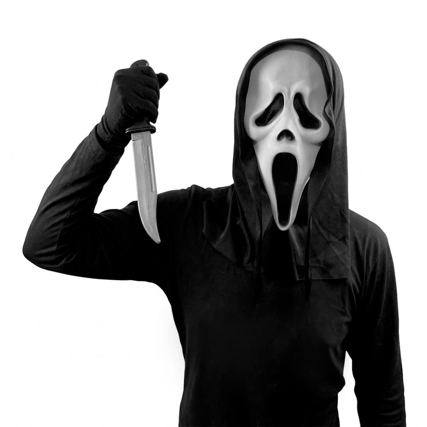 MÁSCARA DE GHOSTFACE HORROR LÁTEX HALLOWEEN - 4