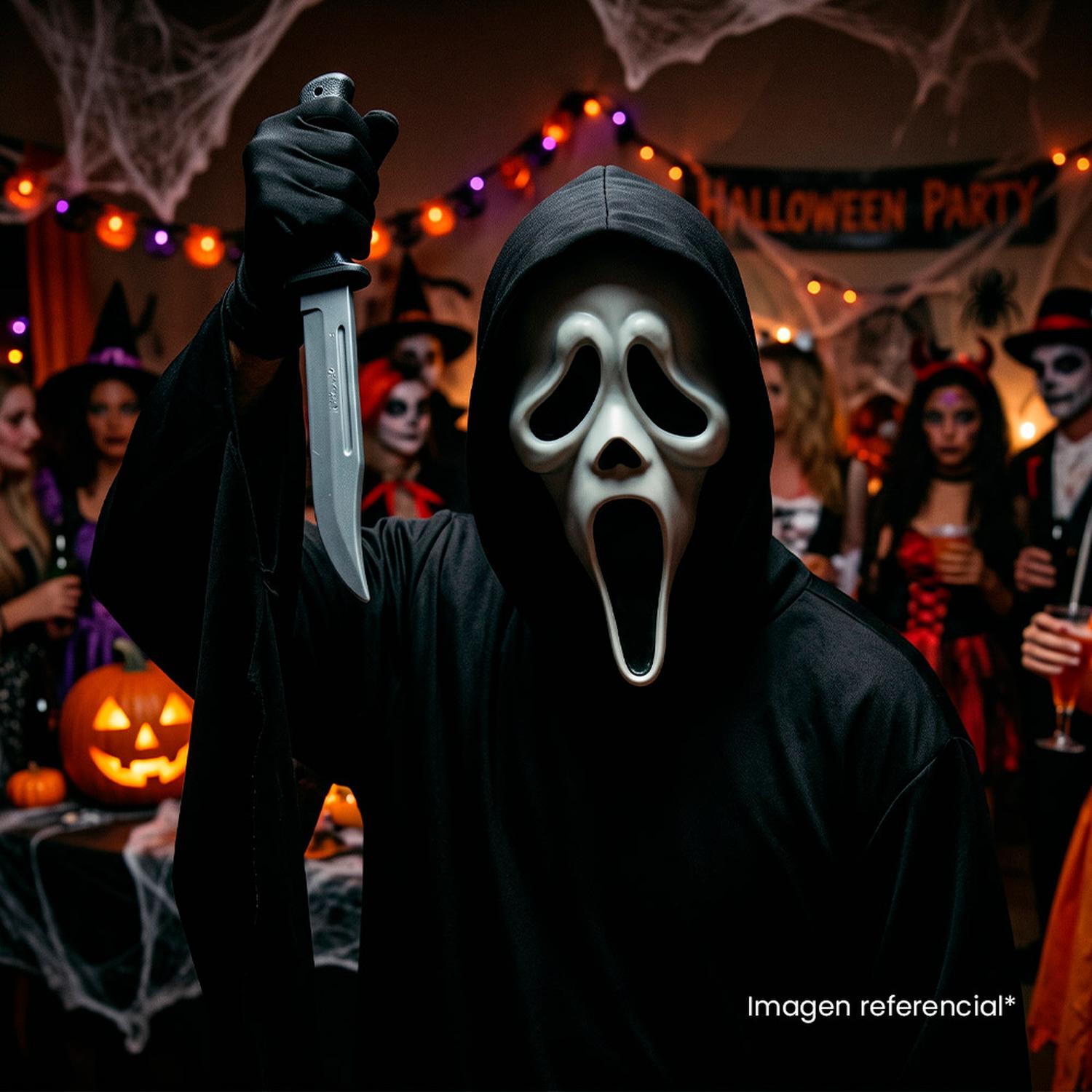 MÁSCARA DE GHOSTFACE HORROR LÁTEX HALLOWEEN - 7