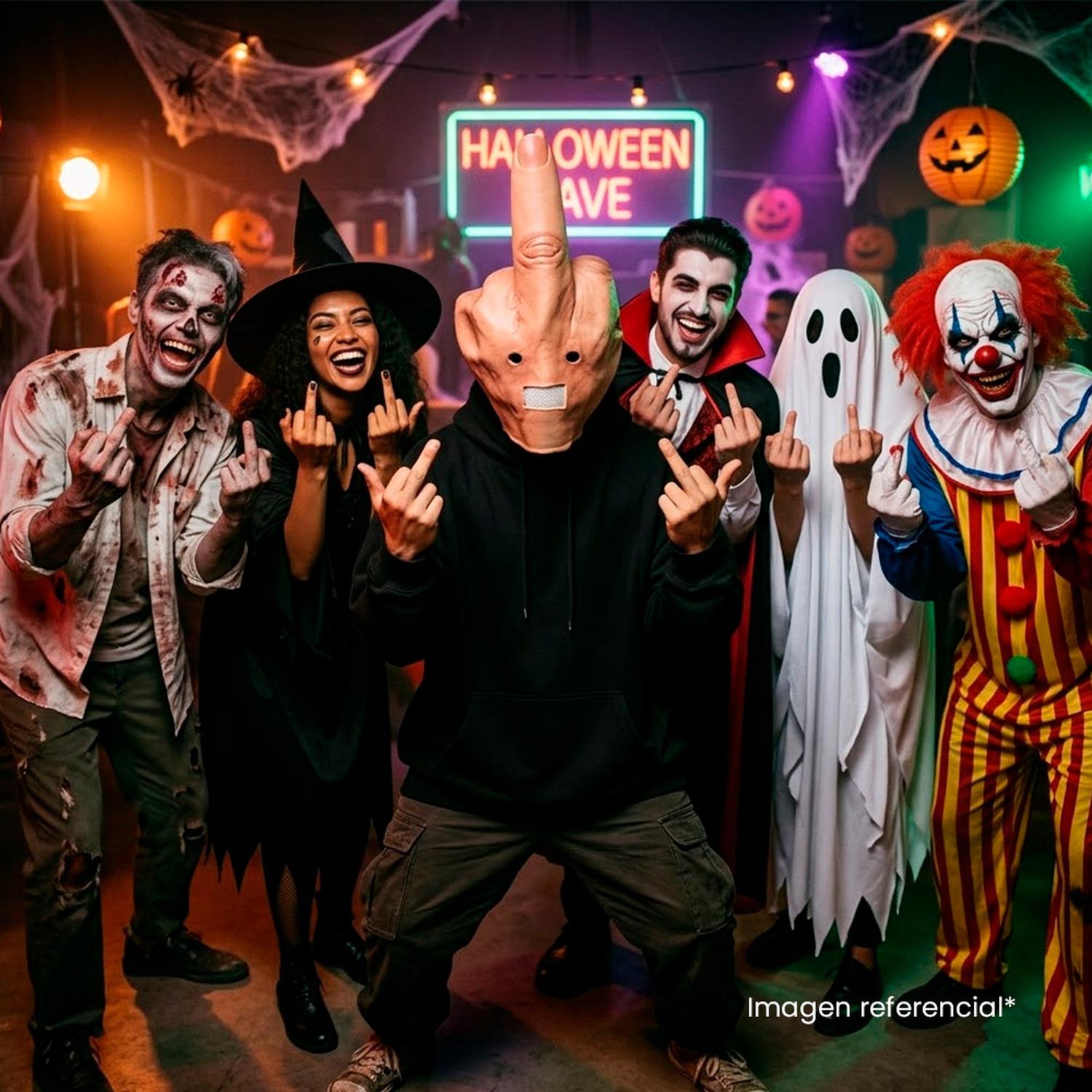 MÁSCARA DE DEDO MEDIO LÁTEX HALLOWEEN - 6