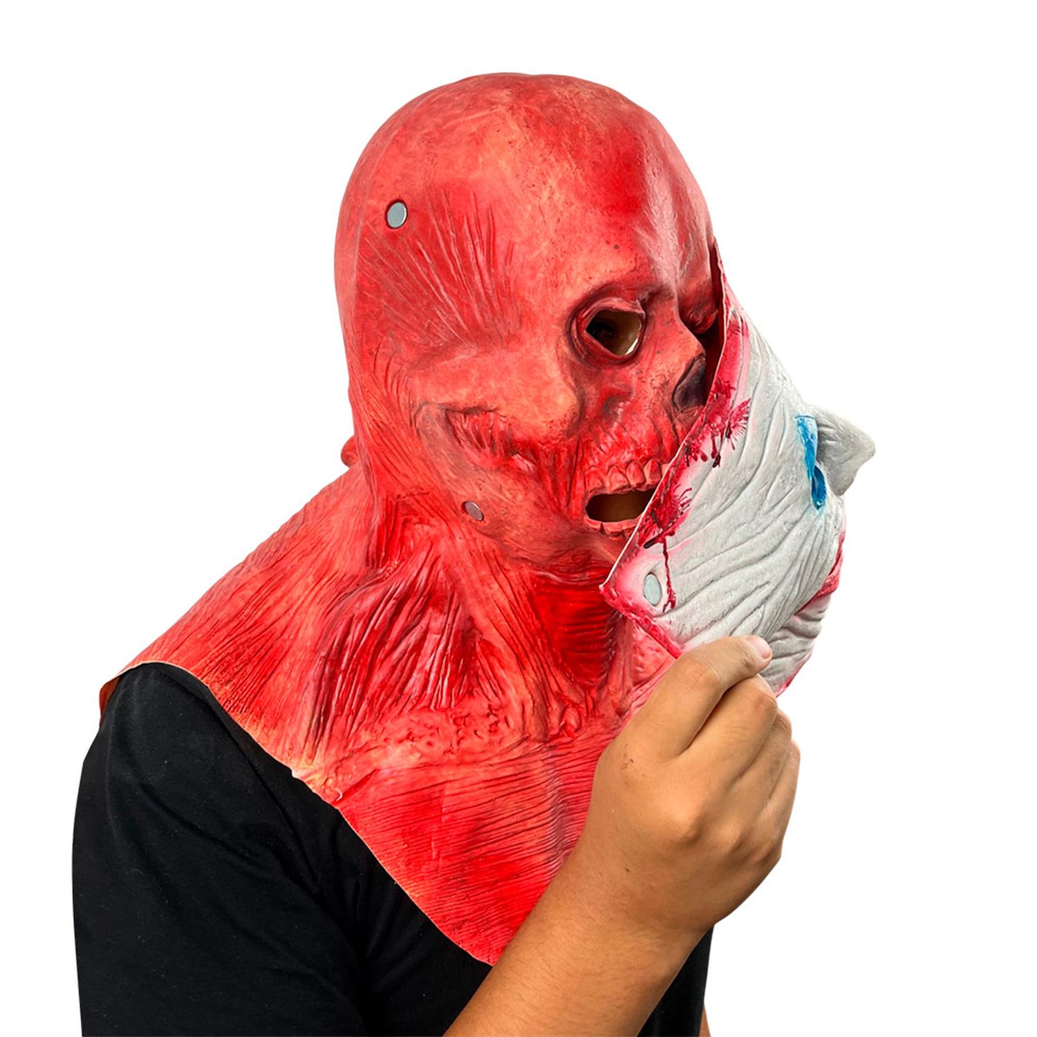 MÁSCARA DE PAYASO DOBLE CARA LÁTEX HALLOWEEN - 8