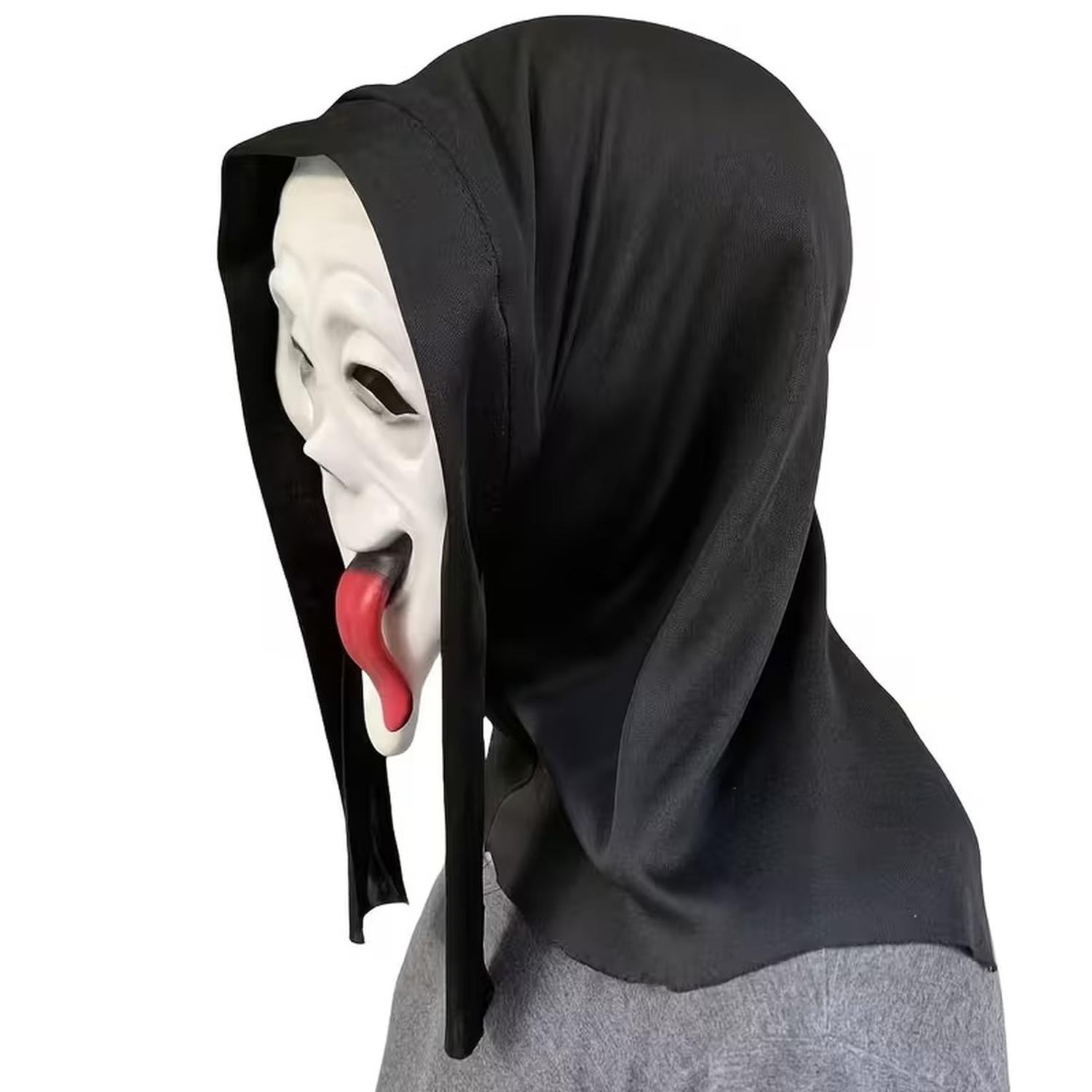 MÁSCARA DE GHOSTFACE DIVERTIDO LÁTEX HALLOWEEN - 4