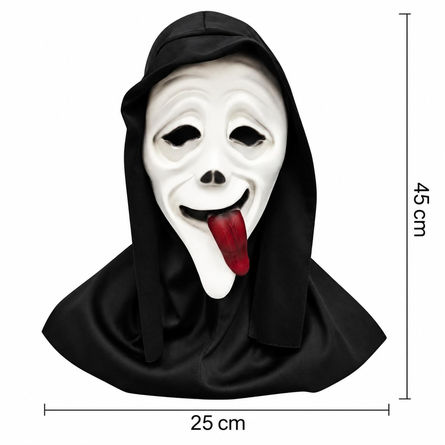 MÁSCARA DE GHOSTFACE DIVERTIDO LÁTEX HALLOWEEN - 5