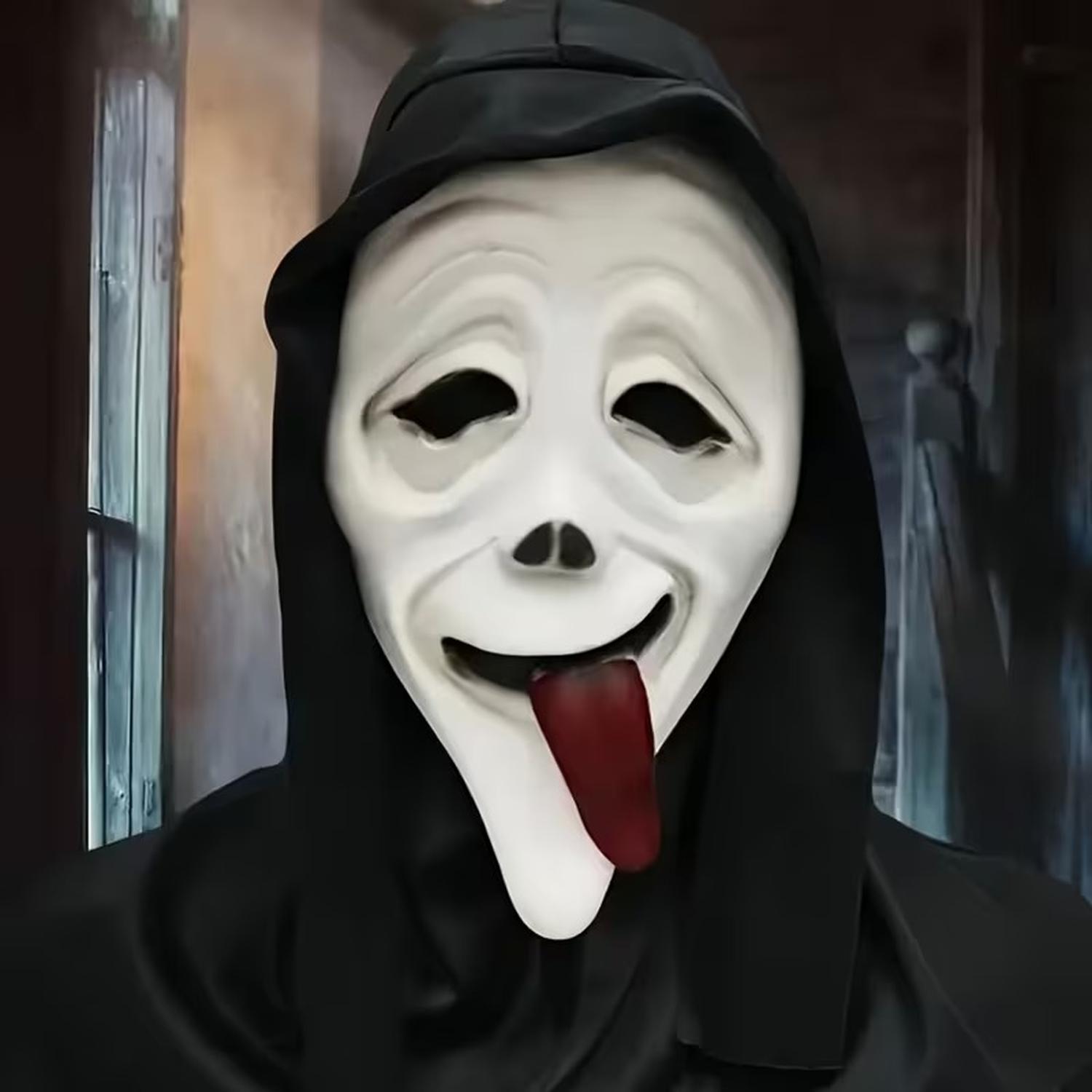 MÁSCARA DE GHOSTFACE DIVERTIDO LÁTEX HALLOWEEN - 6