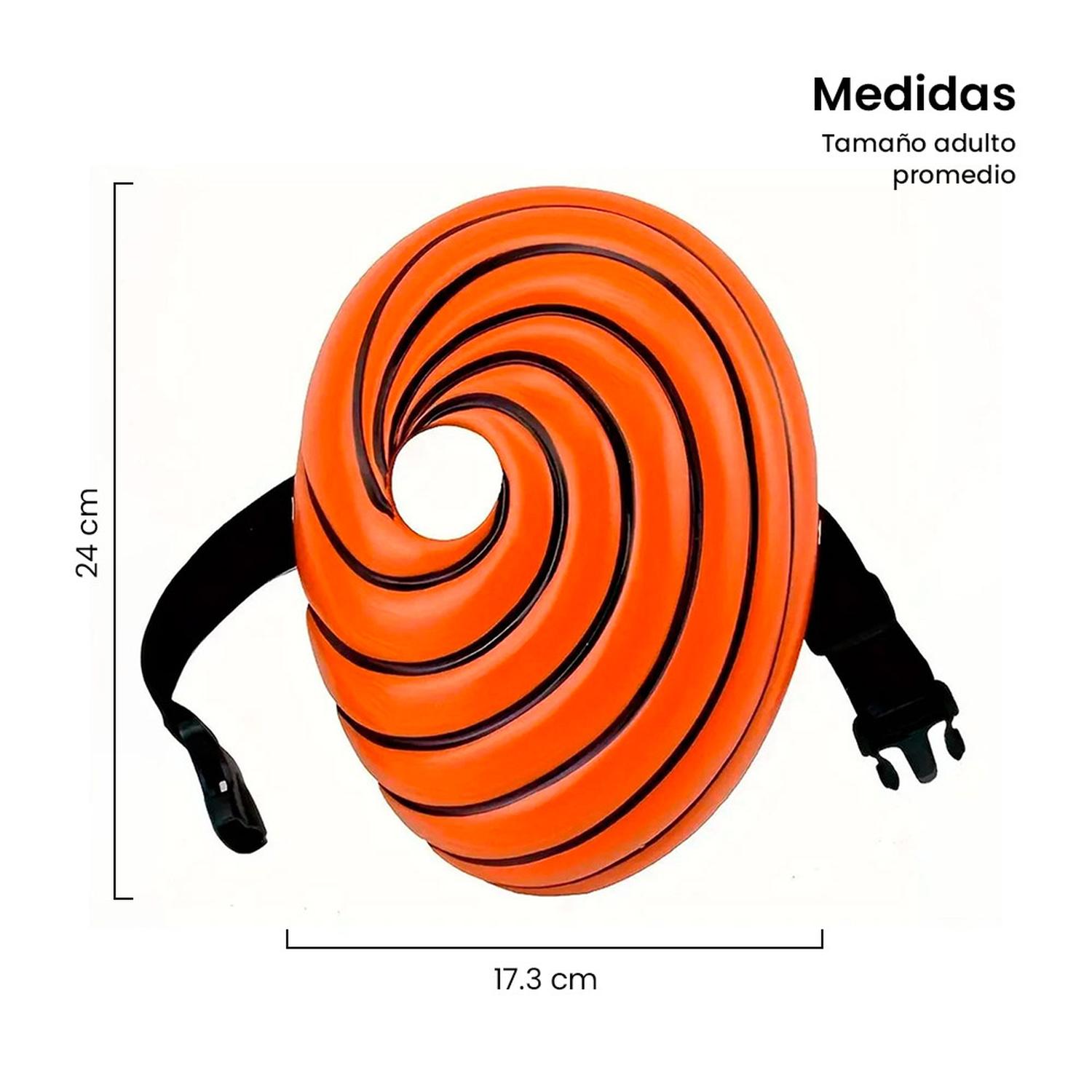 MÁSCARA DE TOBI OBITO UCHIHA NARUTO COSPLAY HALLOWEEN - 6