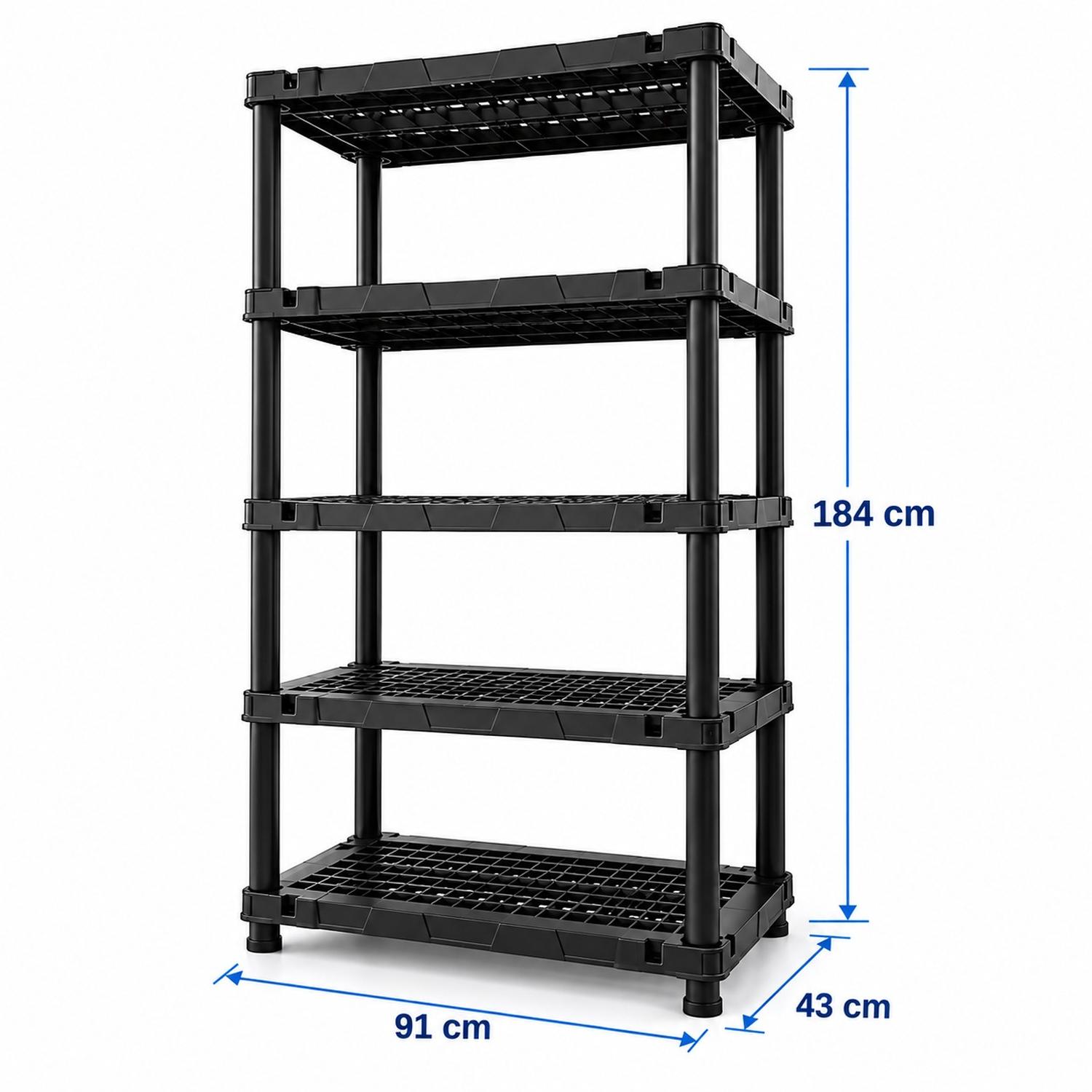ESTANTE ORGANIZADOR DE PLÁSTICO 5 REPISAS EVOX - 7