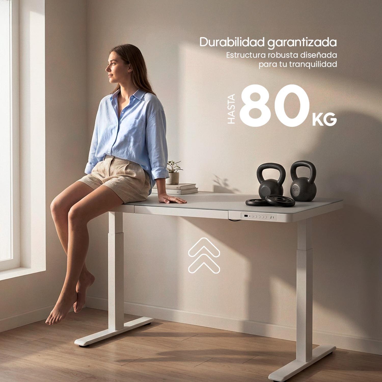 COMBO ESCRITORIO ELÉCTRICO EVOX 1SB + TECLADO LOGITECH K860 ERGO+ MOUSE LOGITECH LIFT NEGRO - 6