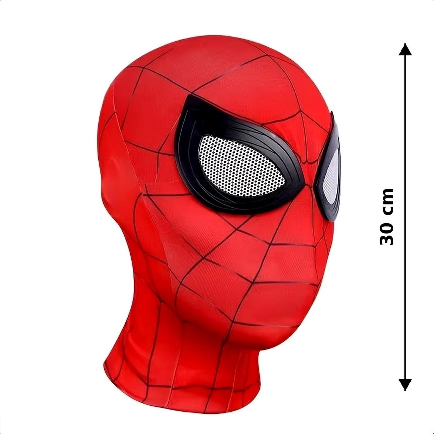 MÁSCARA DE SPIDERMAN TELA ROJO HALLOWEEN - 3