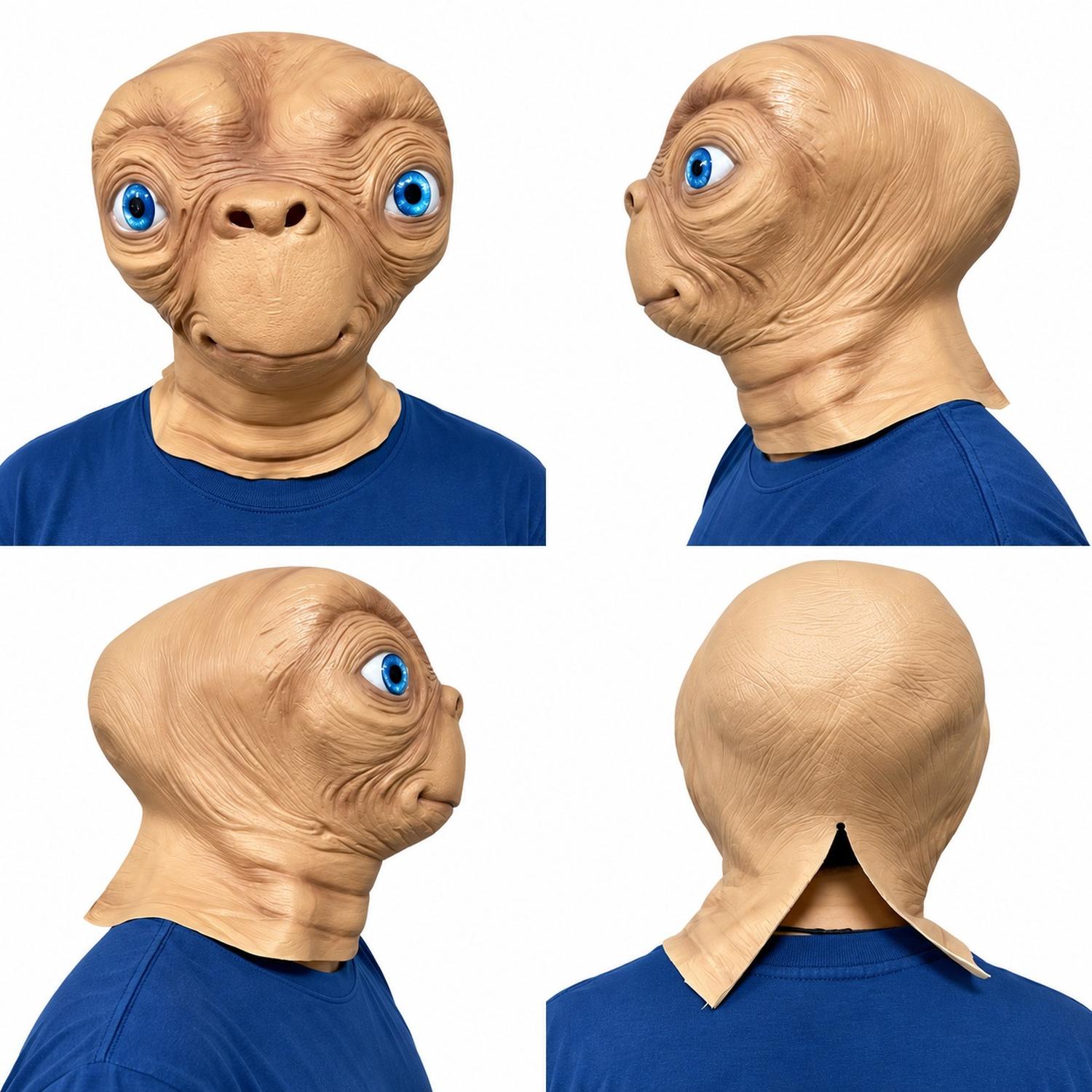 MÁSCARA DE ET ALIEN LÁTEX HALLOWEEN - 3
