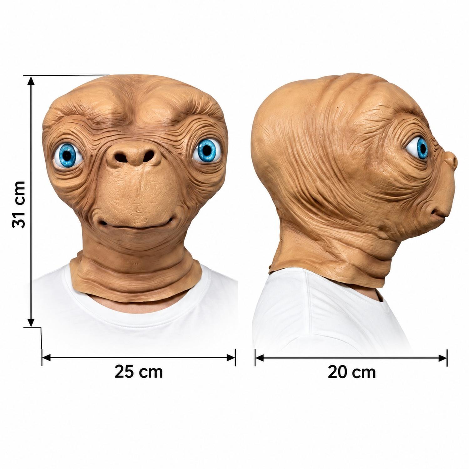 MÁSCARA DE ET ALIEN LÁTEX HALLOWEEN - 4