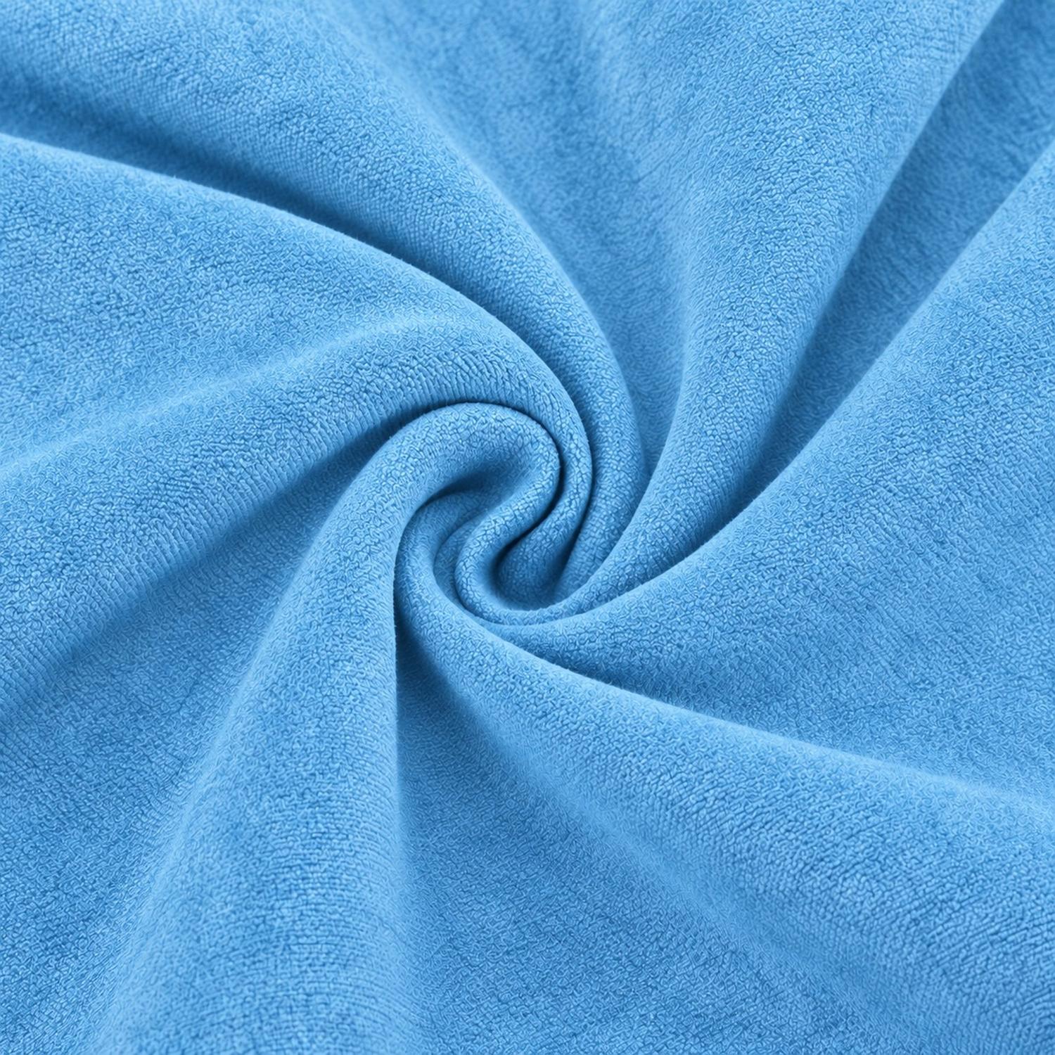 PUFF CON RELLENO DE POLIESTIRENO Y FORRO INTERIOR 110 X 90CM CELESTE - 4