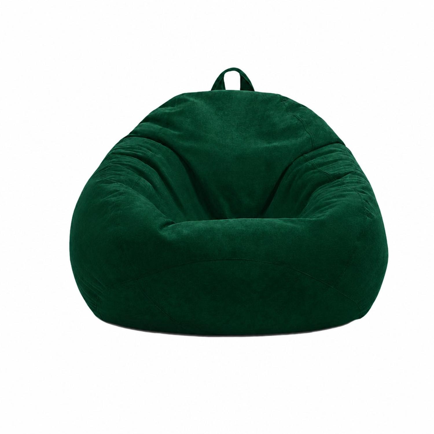 PUFF CON RELLENO DE POLIESTIRENO Y FORRO INTERIOR 110 X 90CM VERDE - 1