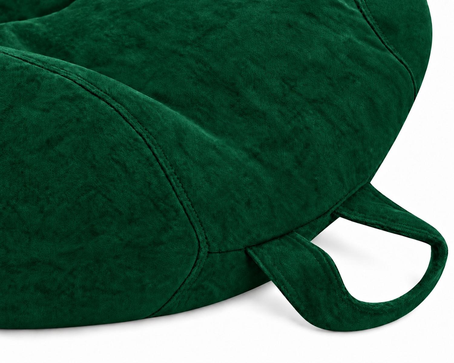 PUFF CON RELLENO DE POLIESTIRENO Y FORRO INTERIOR 110 X 90CM VERDE - 5