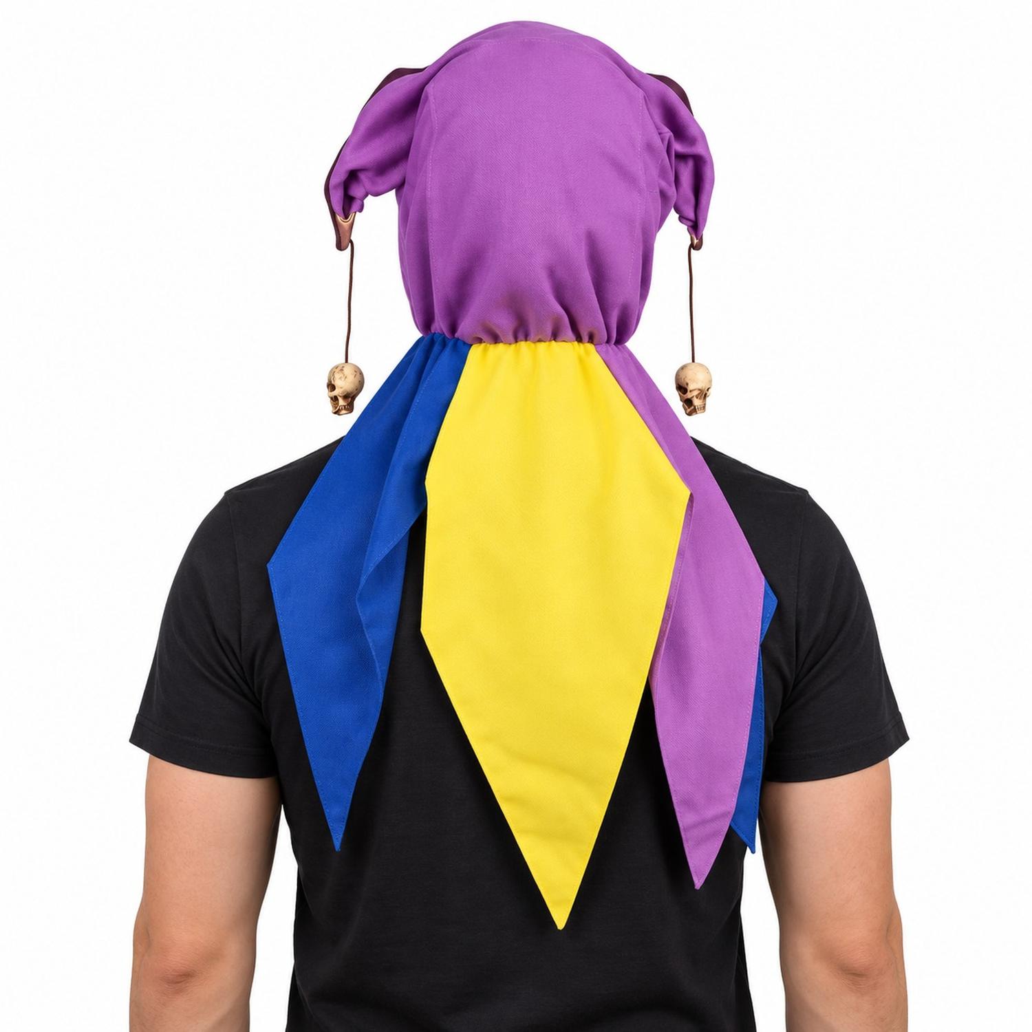 MÁSCARA LÁTEX PAYASO BUFÓN SINIESTRO MULTICOLOR HALLOWEEN - 2