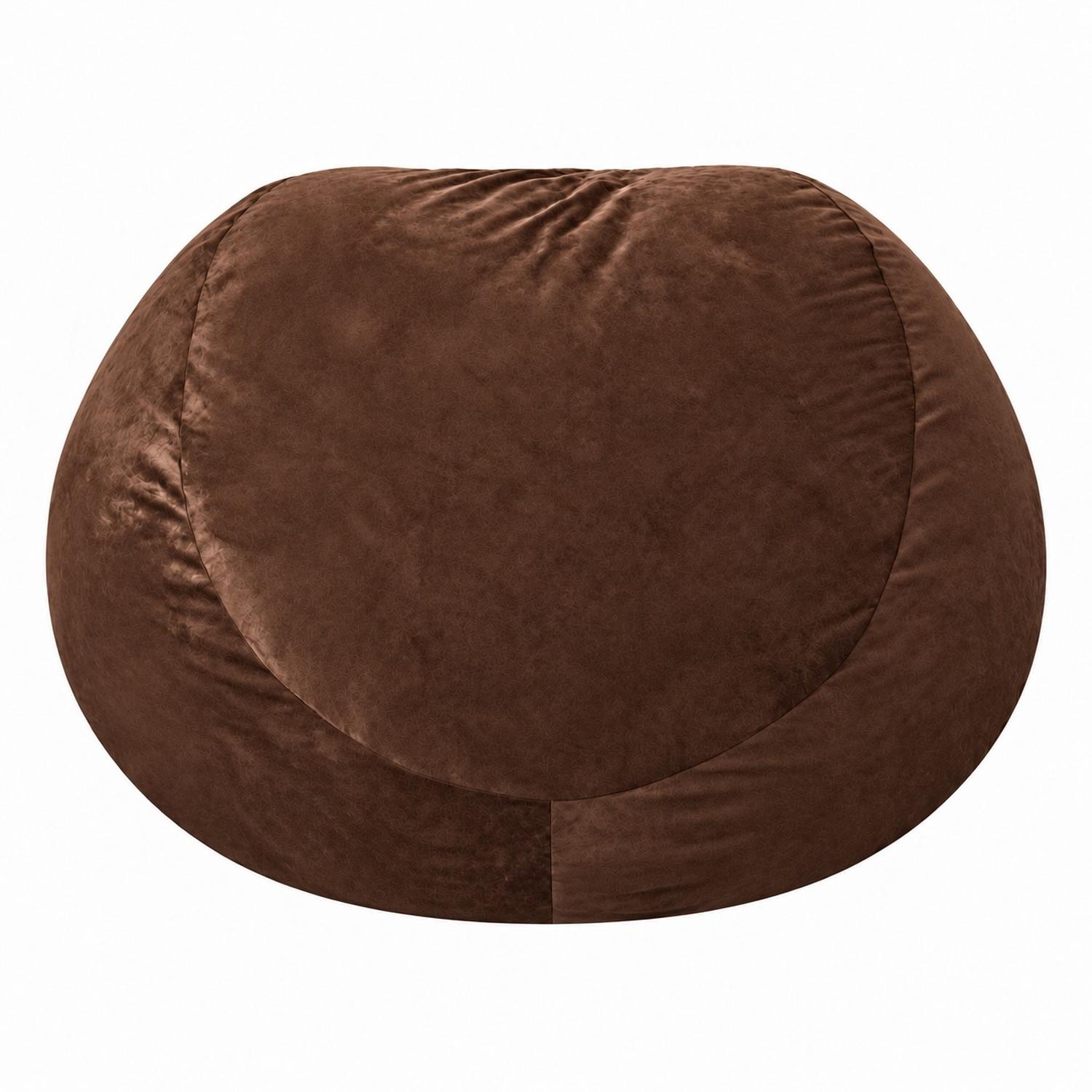 PUFF GIGANTE BEANBAG MARRÓN CON RELLENO DE POLIESTIRENO 150 X 55CM - 2