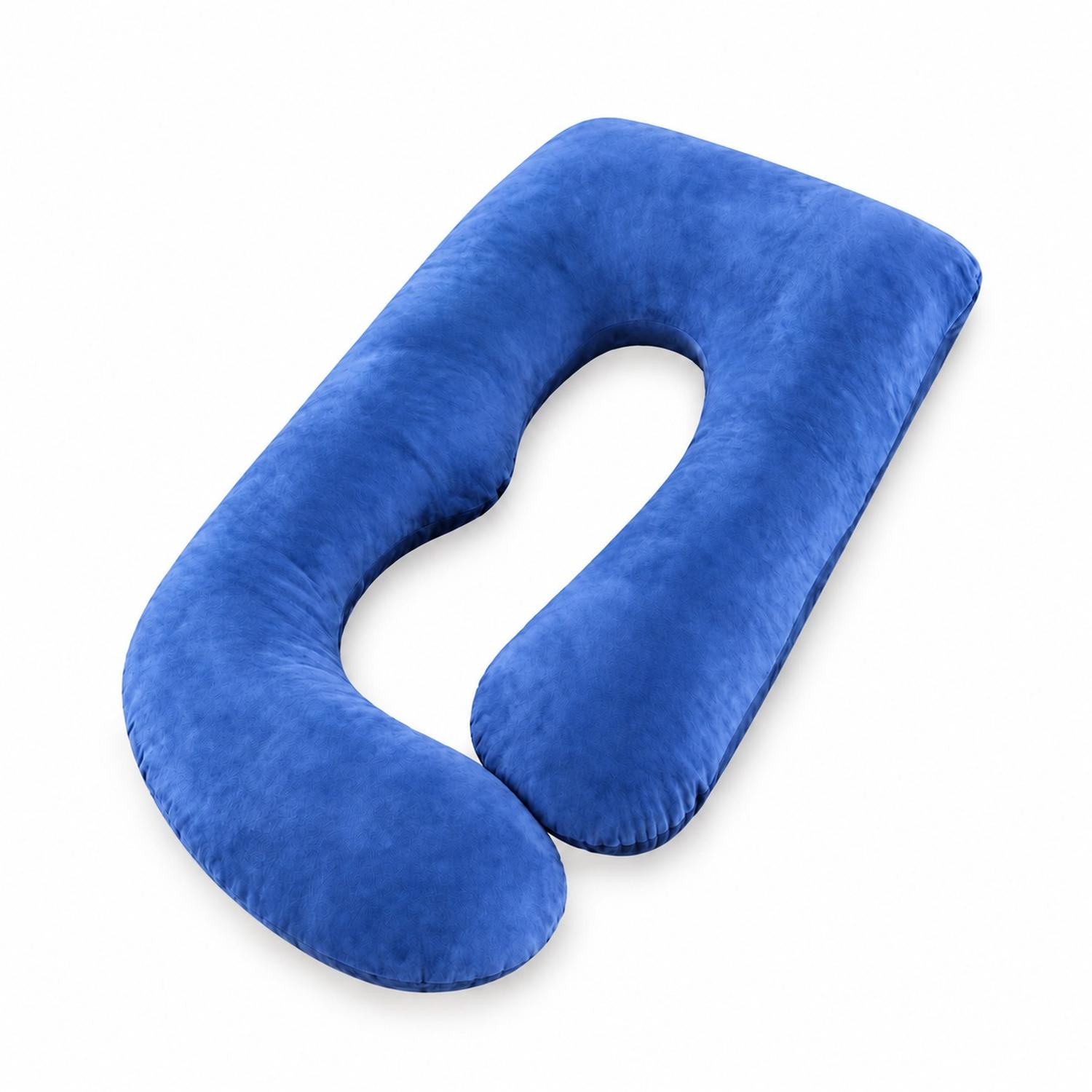 COJÍN CORPORAL MATERNAL TIPO J AZUL - 1