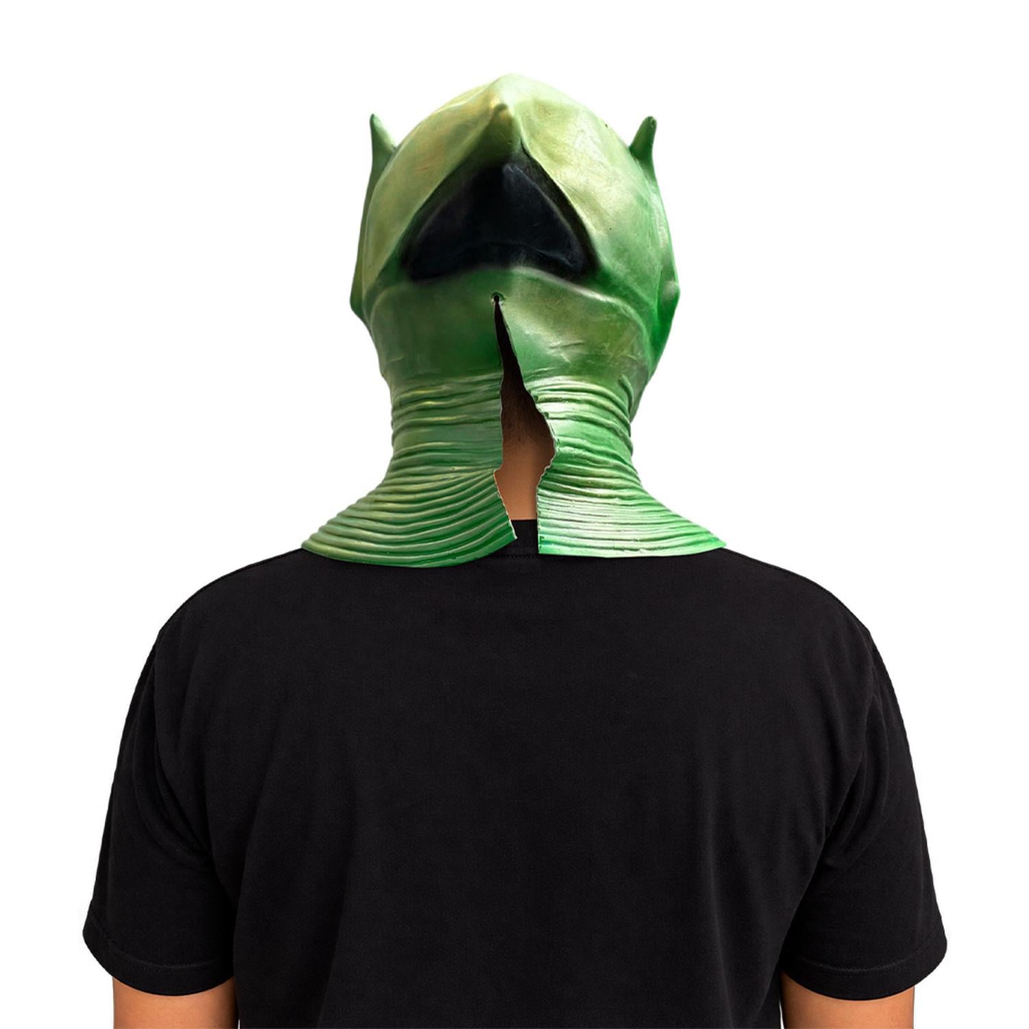 MÁSCARA DE DUENDE VERDE DE LÁTEX PARA HALLOWEEN Y COSPLAY - 4