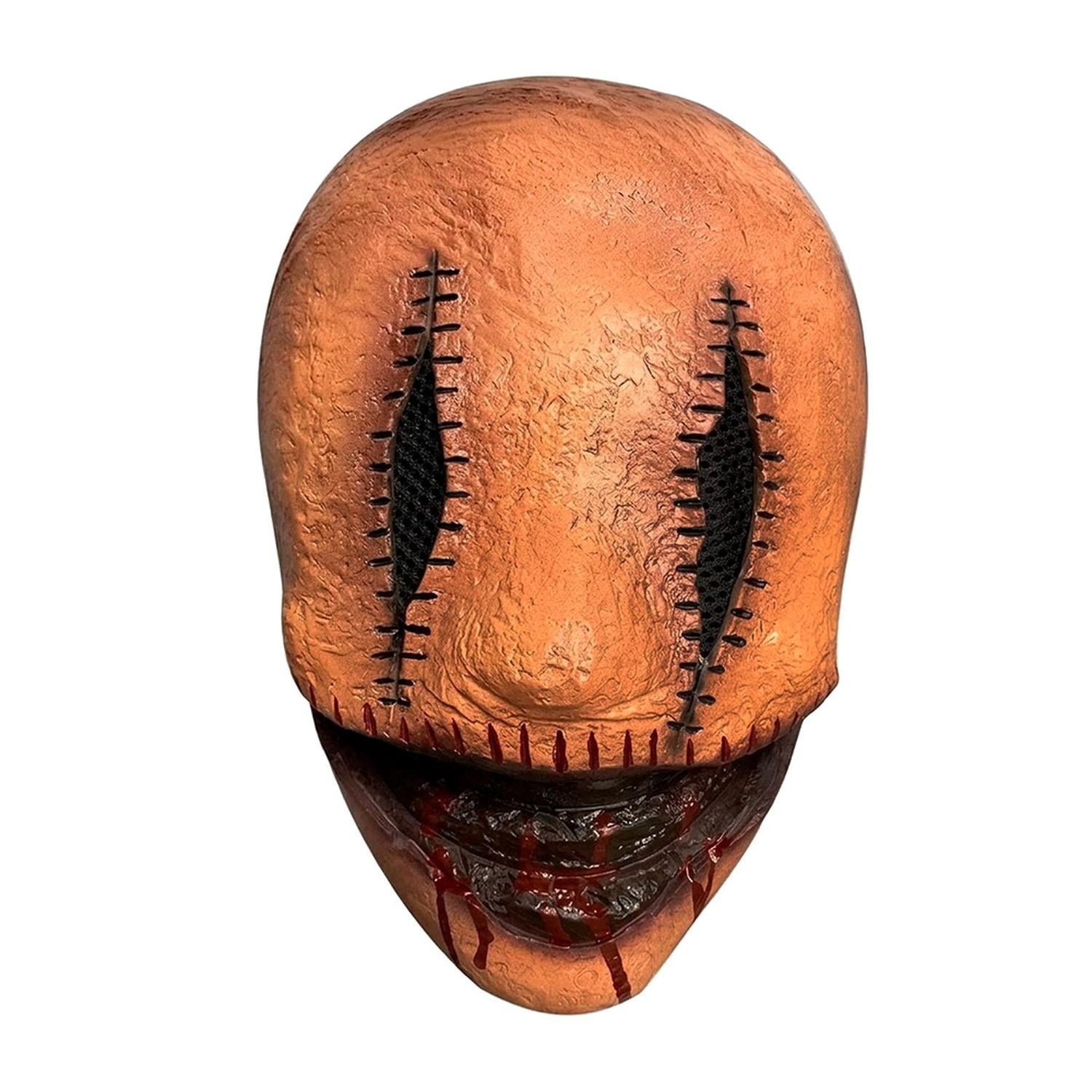MÁSCARA DE ASESINO SONRIENTE CON COSTURAS DE LÁTEX PARA HALLOWEEN Y COSPLAY - 1