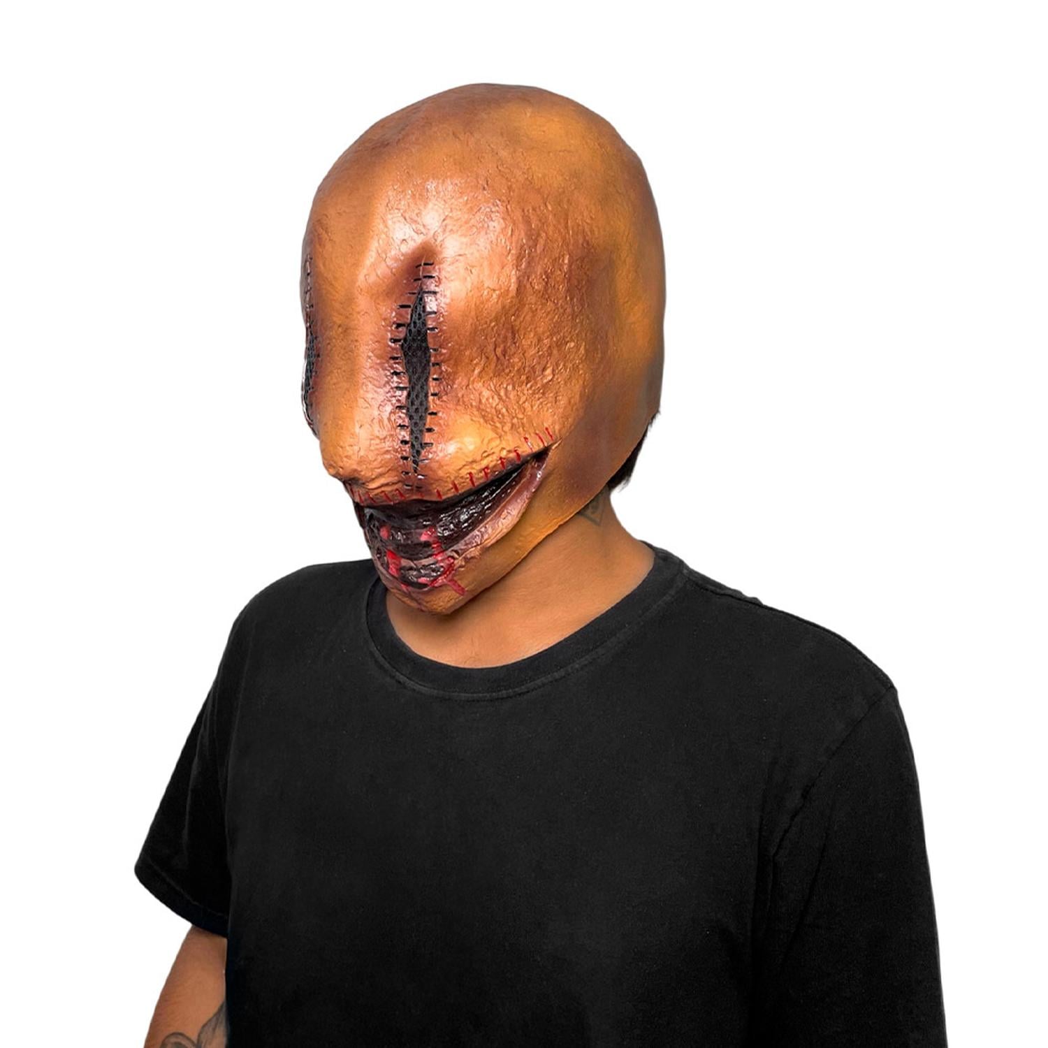MÁSCARA DE ASESINO SONRIENTE CON COSTURAS DE LÁTEX PARA HALLOWEEN Y COSPLAY - 2