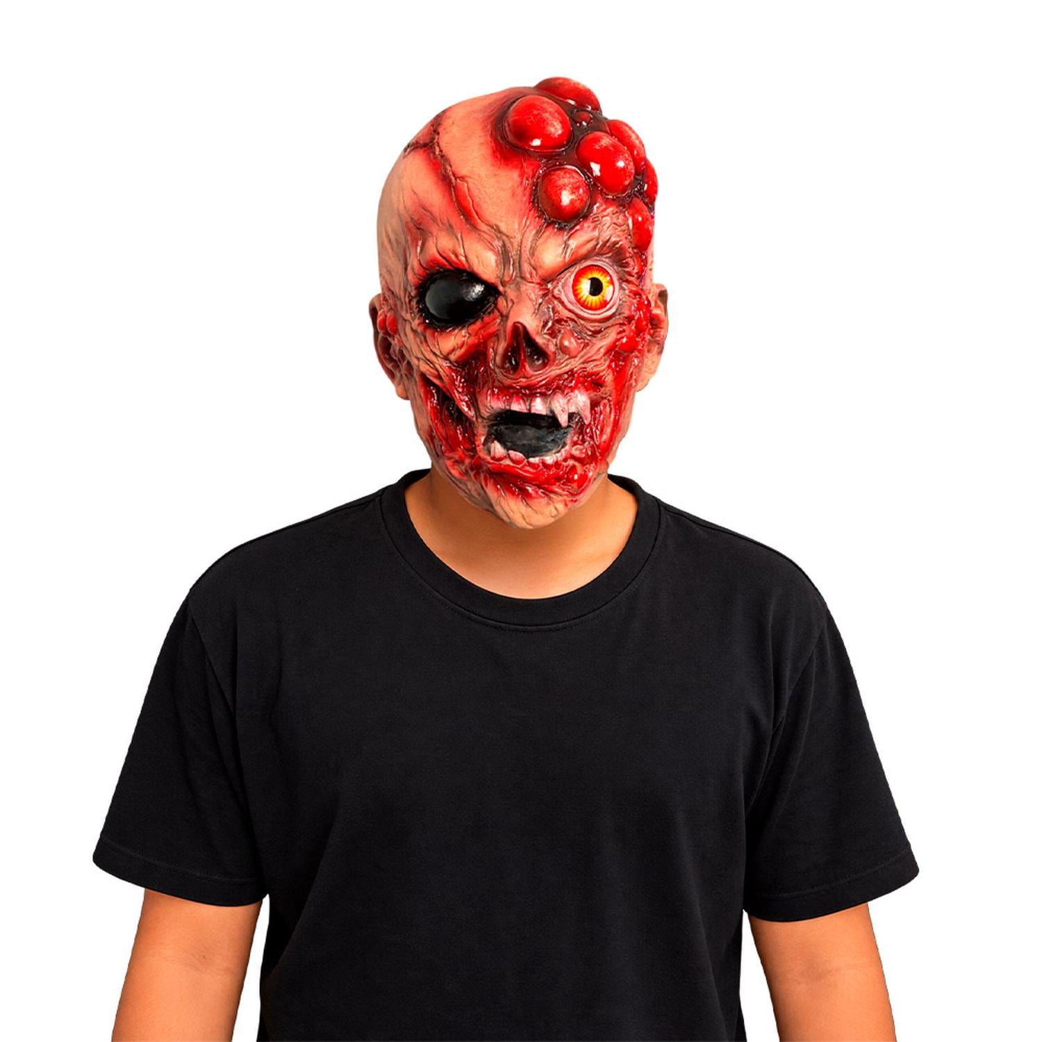 MÁSCARA DE ZOMBI PODRIDO REALISTA DE LÁTEX PARA HALLOWEEN Y COSPLAY - 2