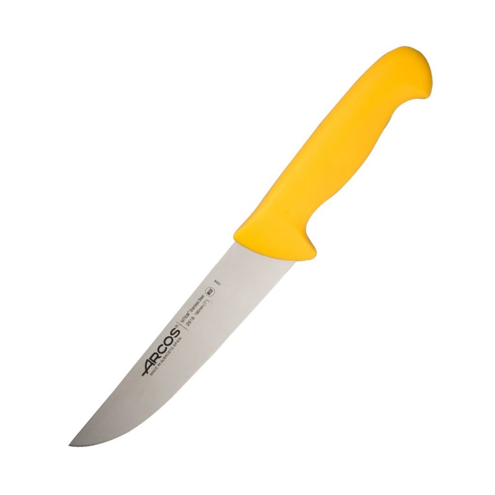 CUCHILLO CARNICERO 18 CM 2900 AMARILLO - 2