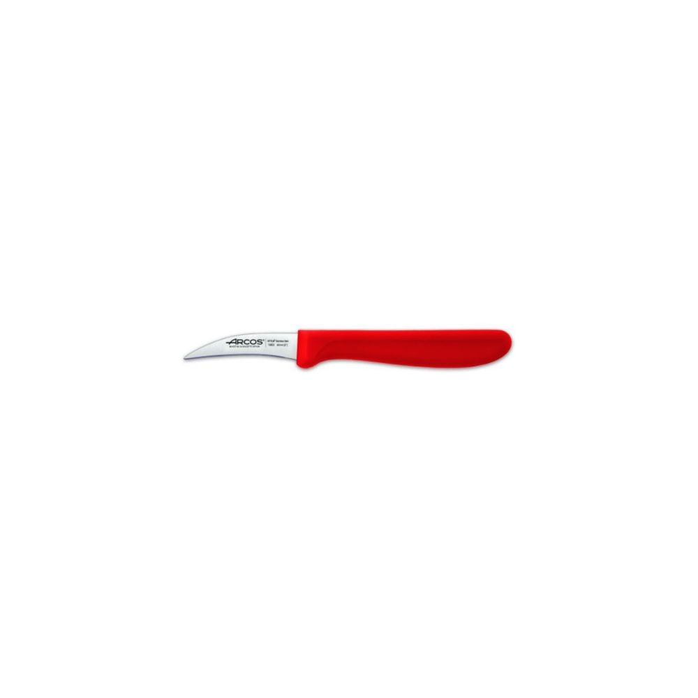 CUCHILLO PELADOR 6 CM NOVA ROJO - 1