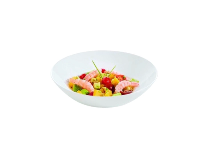 PLATO X6 HONDO 20 CM DIWALI BLANCO - 1