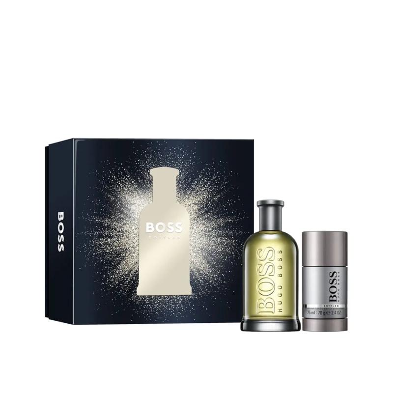 BOSS BOTTLED EAU DE TOILETTE 200 ML SET CON DESODORANTE 75 ML - 1