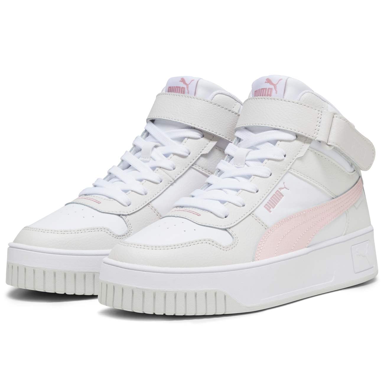 ZAPATILLAS PUMA URBANAS BLANCO 392337-04 BOTIN MUJER CARINA STREET MID CUERO - 3