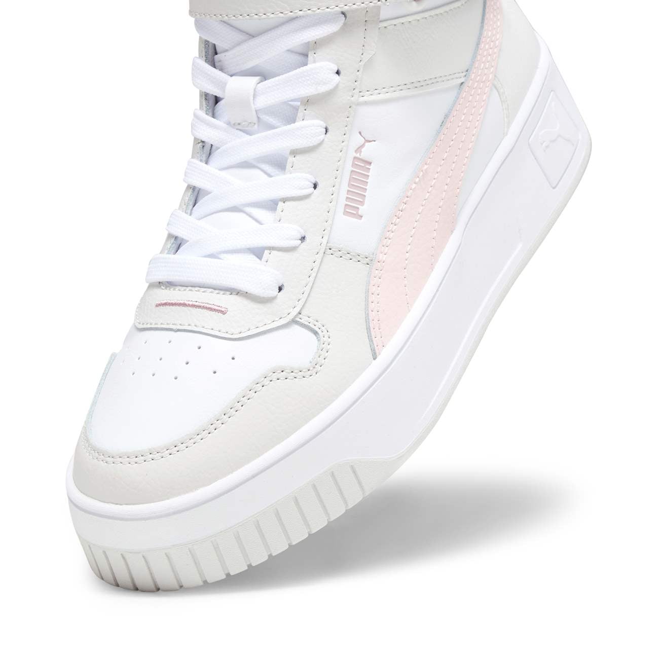ZAPATILLAS PUMA URBANAS BLANCO 392337-04 BOTIN MUJER CARINA STREET MID CUERO - 4