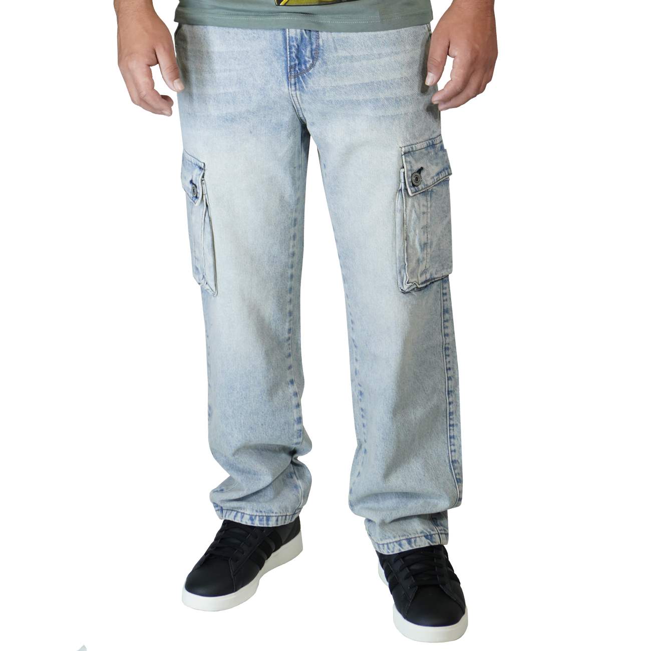 PANTALON JEAN CARGO XETTOX - ICE - 1
