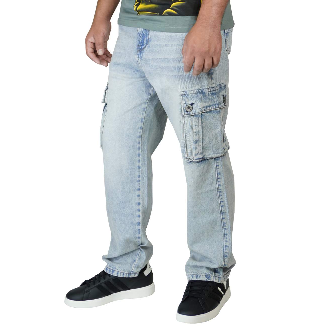 PANTALON JEAN CARGO XETTOX - ICE - 2