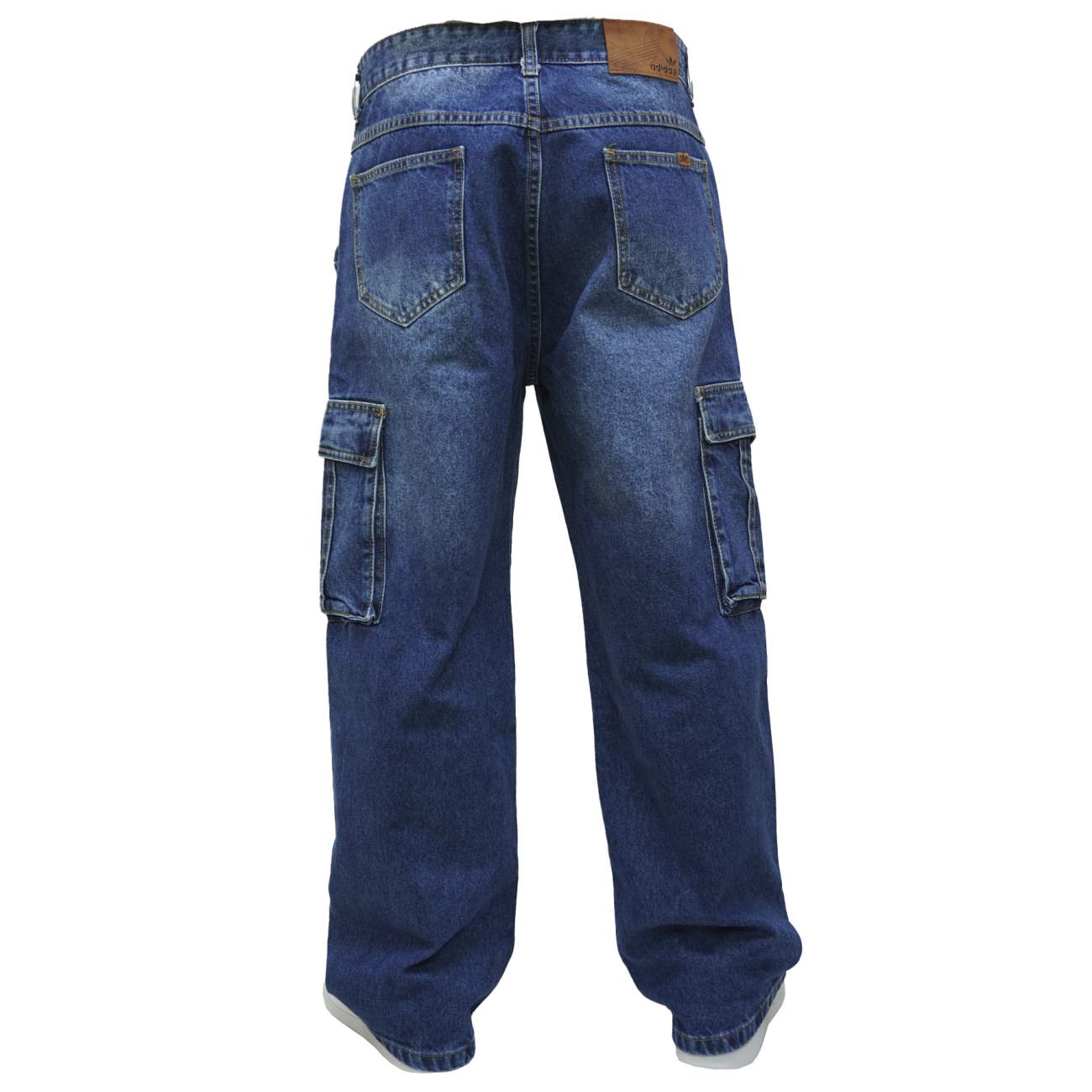 PANTALON ADI CARGO JEAN OVER - AZUL GRAFITO - 3