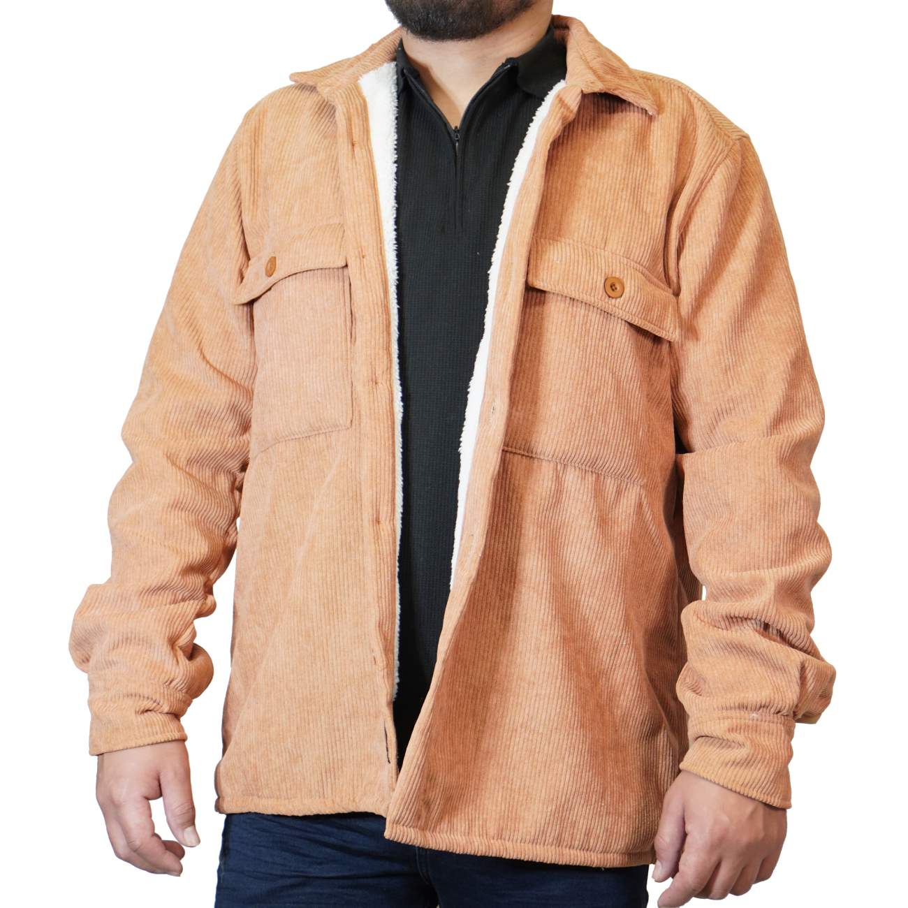 CAMISACO CORDUROY CLUB - NARANJA - 1