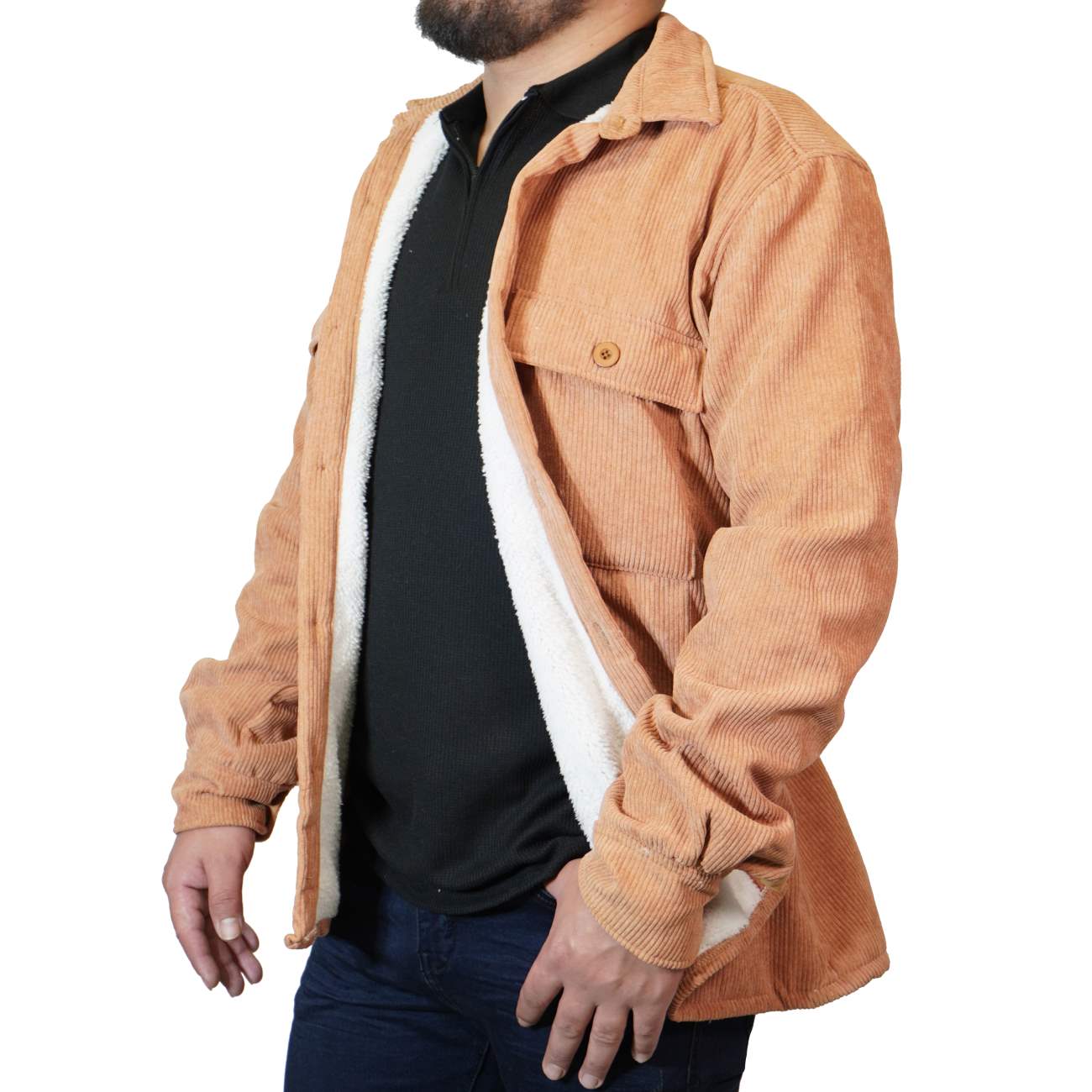 CAMISACO CORDUROY CLUB - NARANJA - 2