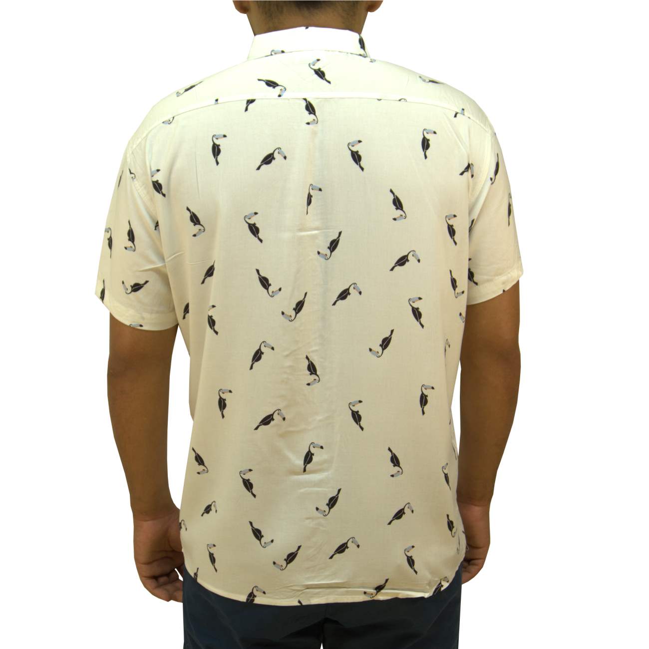 CAMISA MANGA CORTA CHALIS KREEMP PINGÜINO - BLANCO - 2