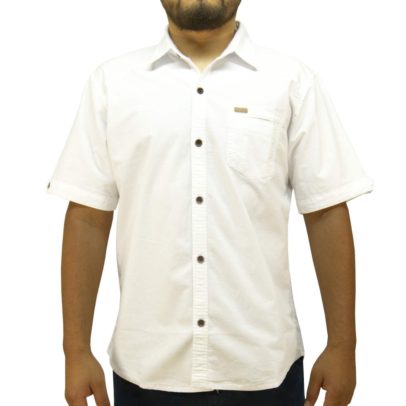 CAMISA MANGA CORTA DRILL EMINENCE - BLANCO - 1