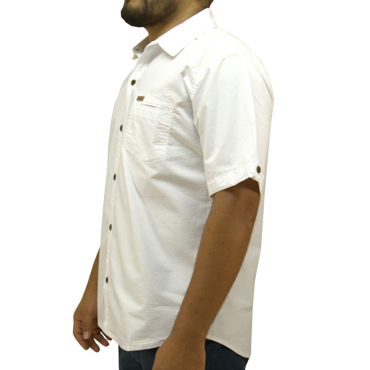 CAMISA MANGA CORTA DRILL EMINENCE - BLANCO - 3