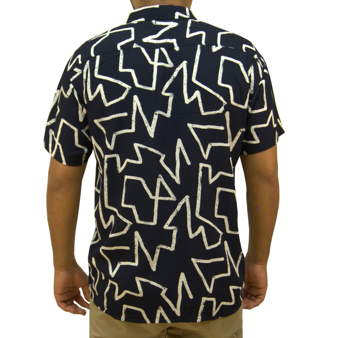 CAMISA MANGA CORTA CHALIS KREEMP IRREGULAR - AZUL - 2