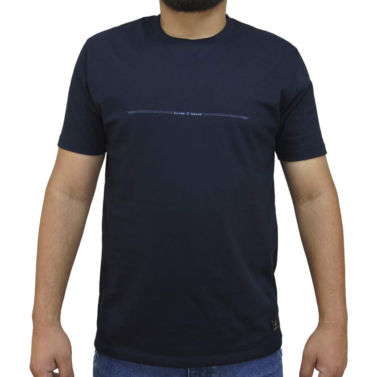 POLO MANGA CORTA SBG - AZUL MARINO - 1