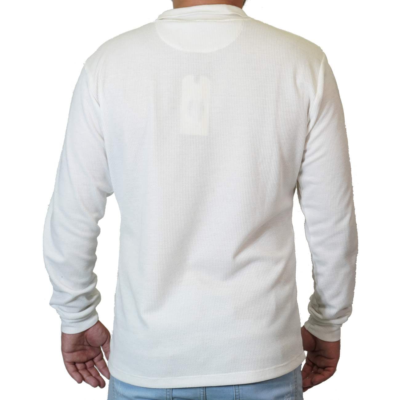 POLO MANGA LARGA CAMISERO N - BLANCO - 3