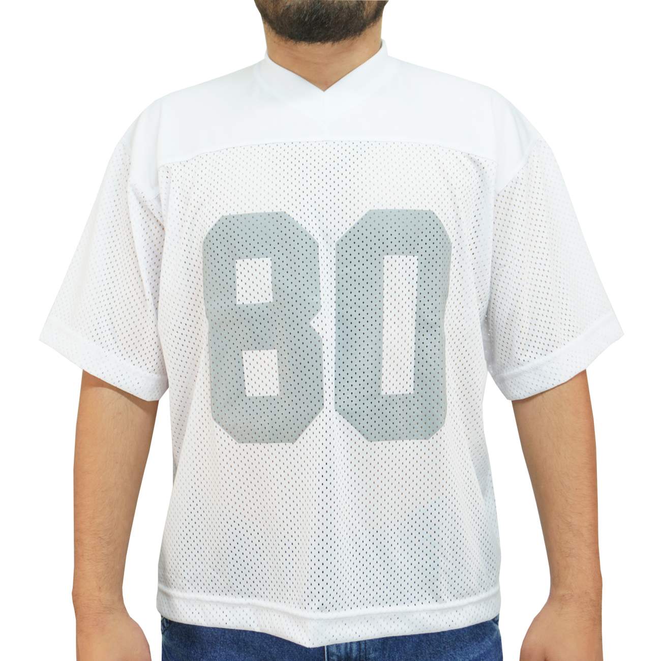 POLO MANGA CORTA MALLA FOUNDER OVER - BLANCO - 1
