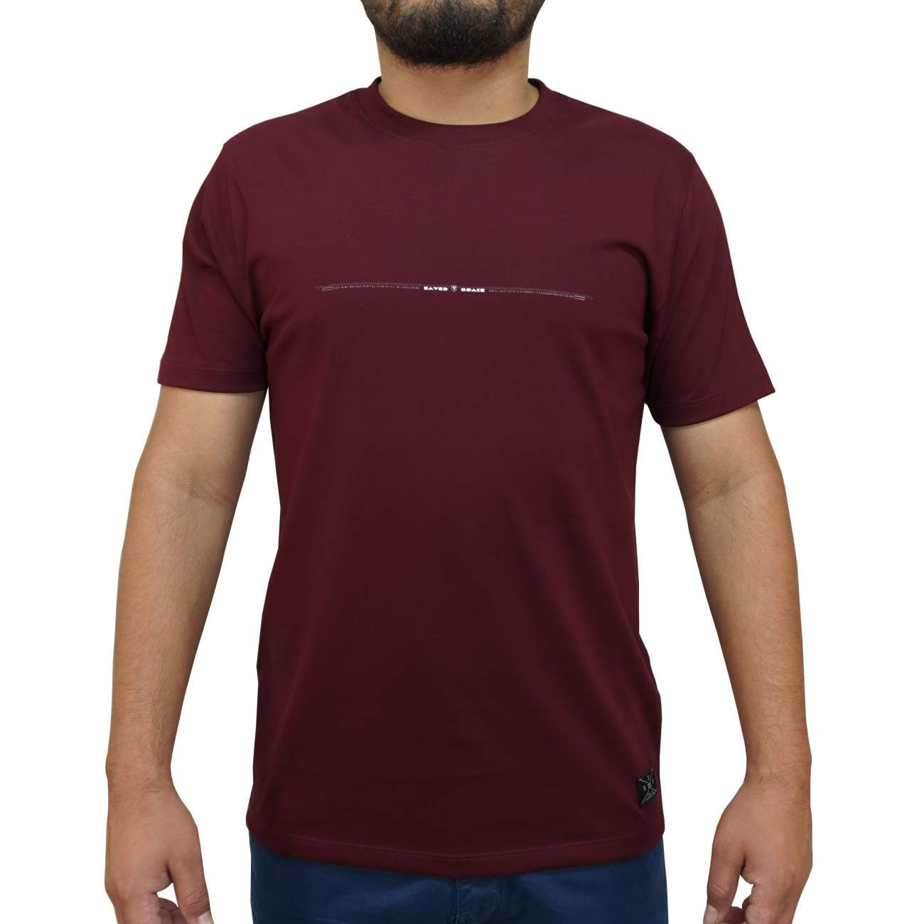 POLO MANGA CORTA SBG - GUINDA - 1