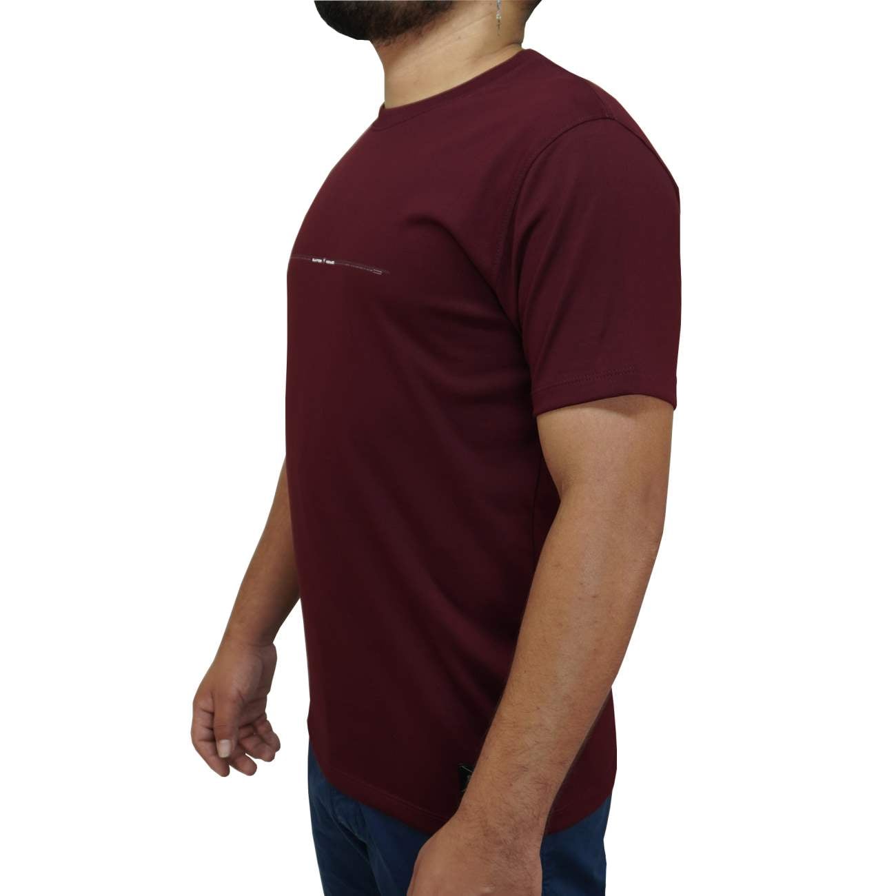 POLO MANGA CORTA SBG - GUINDA - 3