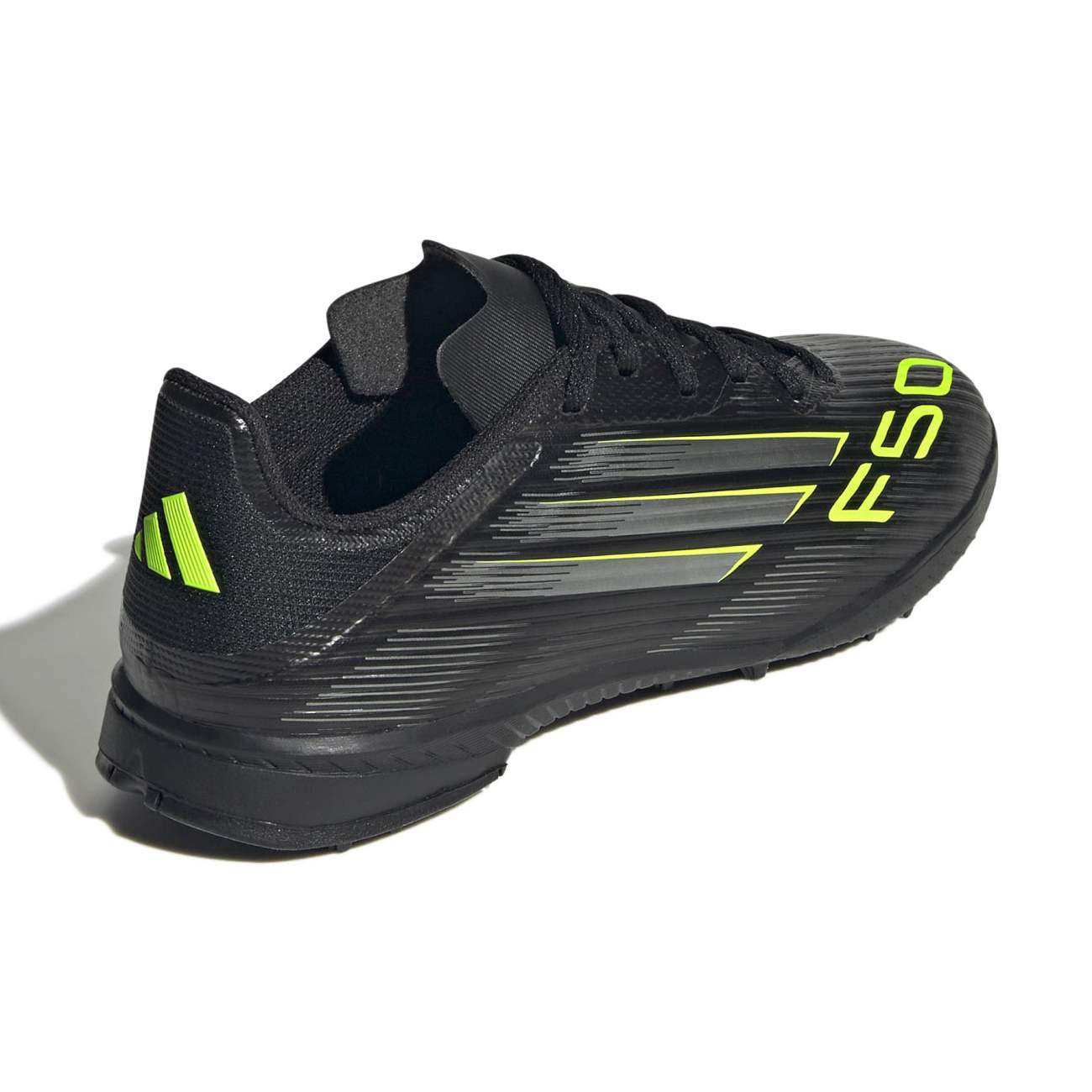 ZAPATILLAS ADIDAS PARA NIÑOS FUTBOL F50 LEAGUE TF J - NEGRO JH9999 - 4